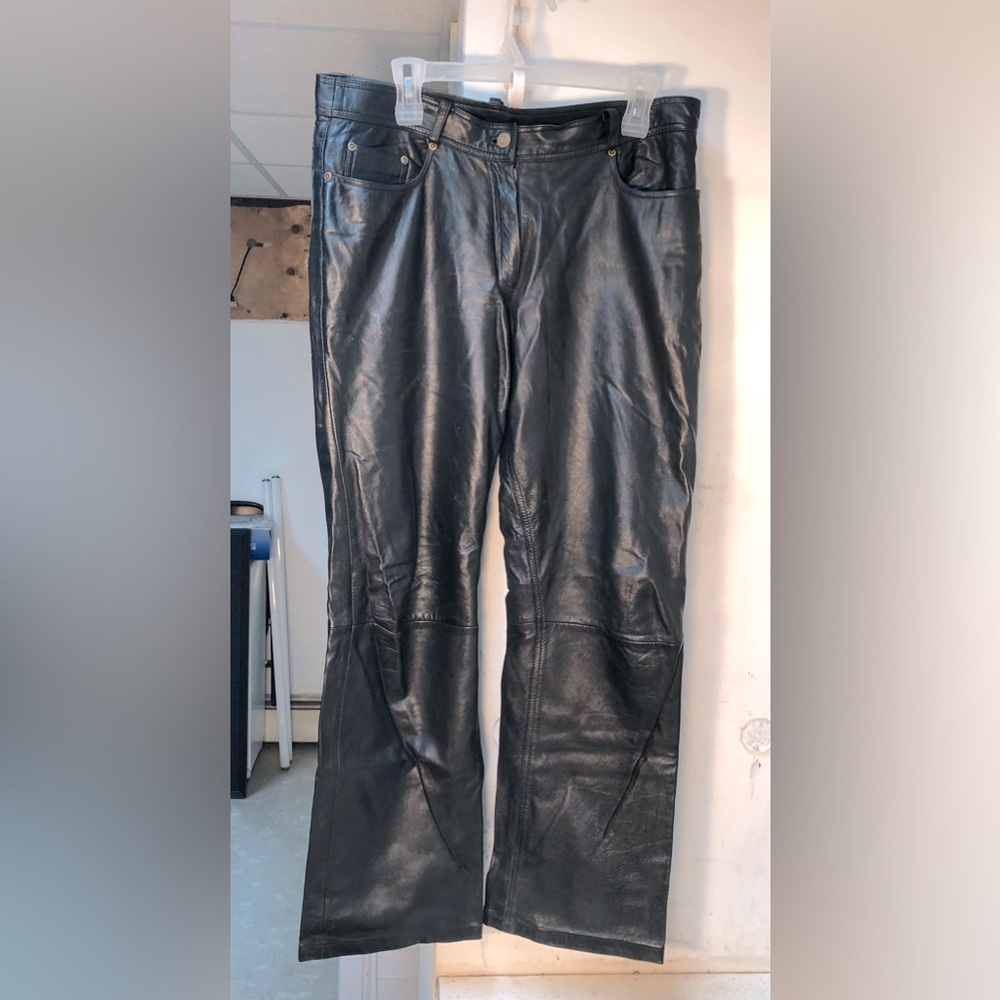 Unisex leather pants